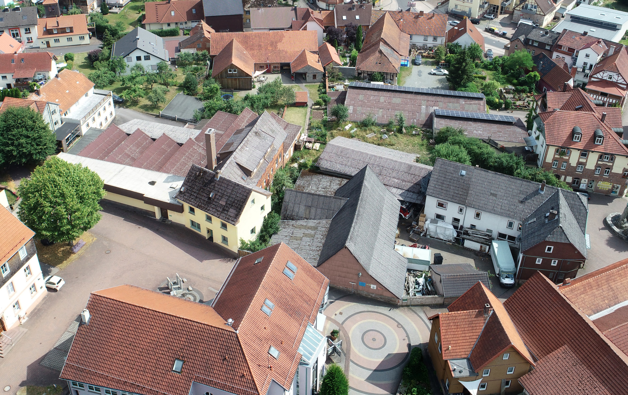 Warehouses from the south